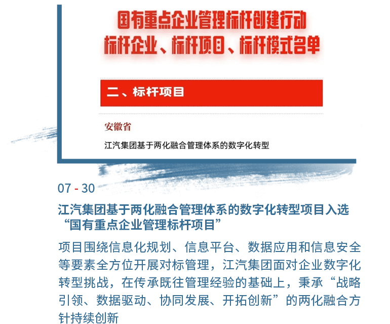 7月30日鼎点娱乐基于两化融合管理体系的数字化转型项目入选“国有重点企业管理标杆项目”